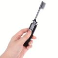 Portable Compact Charcoal Folding Toothbrush - Perfect for TravelCamping, and Hiking - Easy to Take and Efficient Teethbrush. 