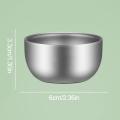 50ml Pure Titanium Bilayer Small Tea Cup For Camping Outdoor Coffee Tea Drinking Brewing Tea Cup Accessories. 