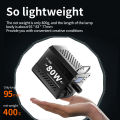 Dual Color Temperature COB Photography Light 80W Professional LED Video Light Portable Lampshade Handheld Fill Light mini Bowens. 