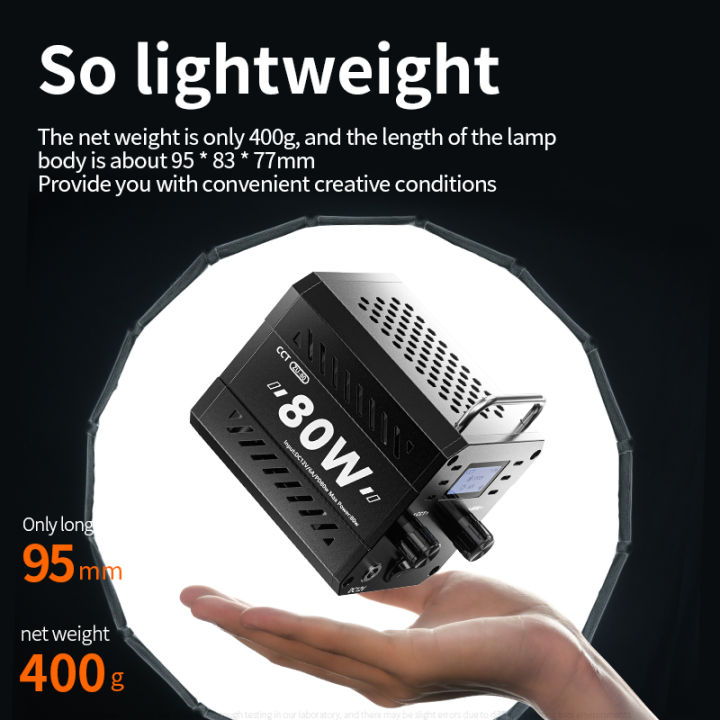 Dual%20Color%20Temperature%20COB%20Photography%20Light%2080W%20Professional%20LED%20Video%20Light%20Portable%20Lampshade%20Handheld%20Fill%20Light%20mini%20Bowens%20-%20Image%202