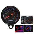 DC 12V Universal Motorcycle Tachometer Electronic Tach Meter Speedometer Gauge LED Backlight 13000 RPM for Honda for Suzuki. 