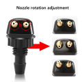 2Pcs Front Windshield Washer Nozzles – Adjustable Spray Jets for Jeep&Dodge Ram 1500 2500 3500,Challenger,Caliber,Clog-Resistant. 