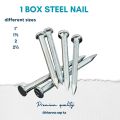 Steel nail premium quality available in 4 sizes 1 ,1½ ,2 ,2½ box ,nail ,Steel keel. 