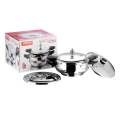 Vinod Stainless Steel Magic Cooker With Induction Base 5.5 Litre. 