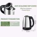 Electric Kettle stainless steel body 2.0 Ltr - 1500 Watts automatic instant heating water boiler high quality kettle for tea - for Daily Kitchen Use Essential Kitchen Appliance. 
