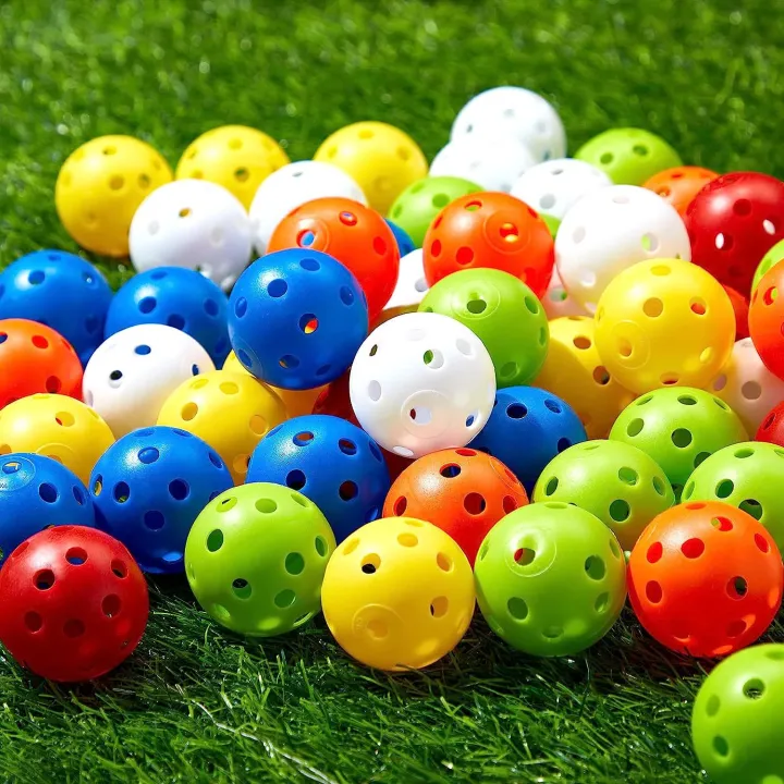 50pcs%20Golf%20Practice%20Ball%2042mm%2026%20Hole%20Indoor%20Plastic%20Golf%20Ball%20PE%20Material%20Children's%20Hole%20Toy%20Ball%20JQ58962%20-%20Image%204