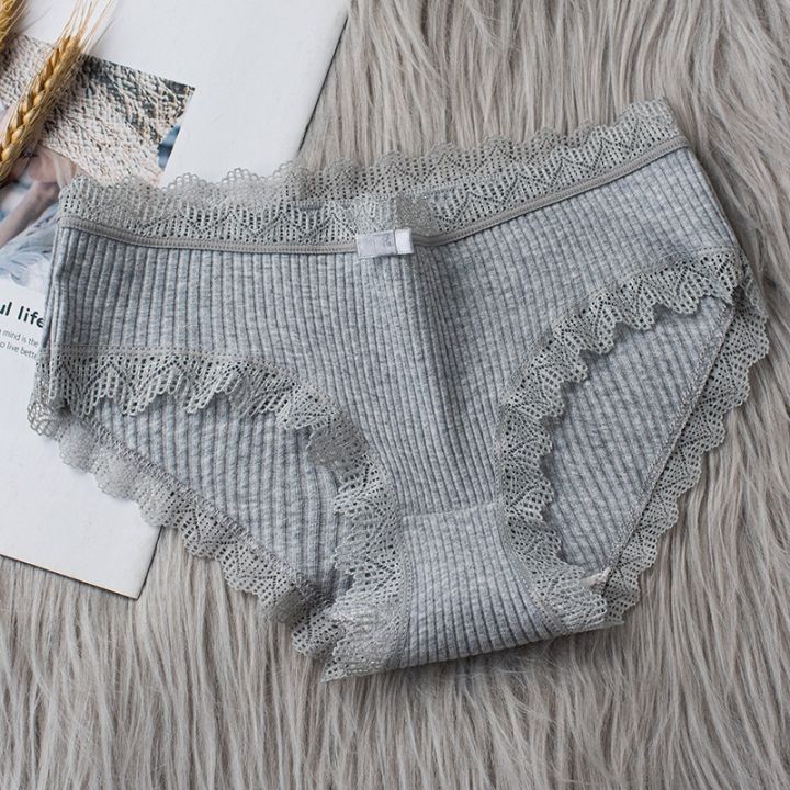 Pure%20Cotton%20Panty%20Lace%20Women%20Mid%20Waist%20Stripe%20Cotton%20Panties%20Antibacterial%20Intimate%20%20Panty%20-%20Image%208