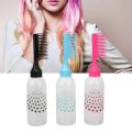 Root Comb Applicator Bottle, 1Pcs Hair Oil Applicator Colorful Plastic Squeeze Bottle Applicator Brush, Hair Dye Bottle Brush with Graduated Scale, for Hair Dye Barber Salon.