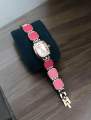 Elegant Luxury Zircon Women's Quartz Watch with Ice Crystal Small Sugar Cube Bracelet. 