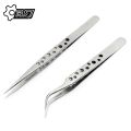 Electronics Industrial Tweezers Anti-static Curved Straight Tip Precision Stainless Forceps Phone Repair Hand Tools Sets. 