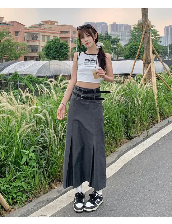 Gray%20Midi%20Pleated%20Skirts%20For%20Women%20Summer%202025%20High%20Waist%20A%20Line%20Maxi%20Zipper%20Skirts%20For%20Office%20Lady%20Long%20Wide%20Skirt%20Woman%20Black%20-%20Image%207