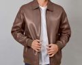 leather jacket. 