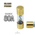 AGU fuse 80A car fuse protect car and audio system with 5ag80a 5AG glass fuse. 