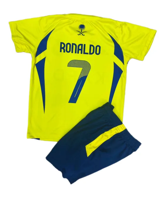 Al Nassr 2025 Football kit Kids Boys size Jersey - (4 to 13 years)