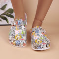 Women's Animal Print Soft Sole Clogs, Comfortable EVA Upper and Cushioned Sole, Lightweight and Breathable, Four Seasons Casual. 