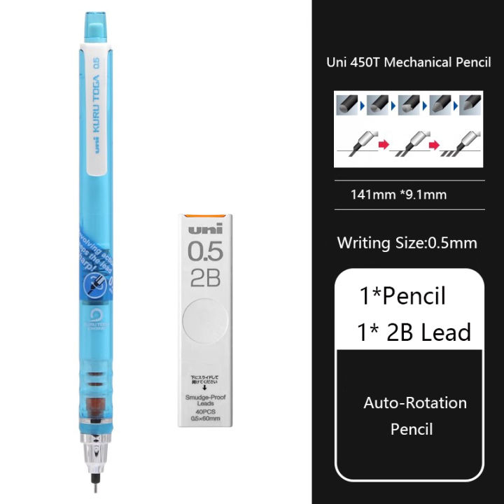 UNI%20KURU%20TOGA%20Mechanical%20Pencil%20M7-450%20%20Mechanical%20Pencils%200.5mm%20-%20Image%202