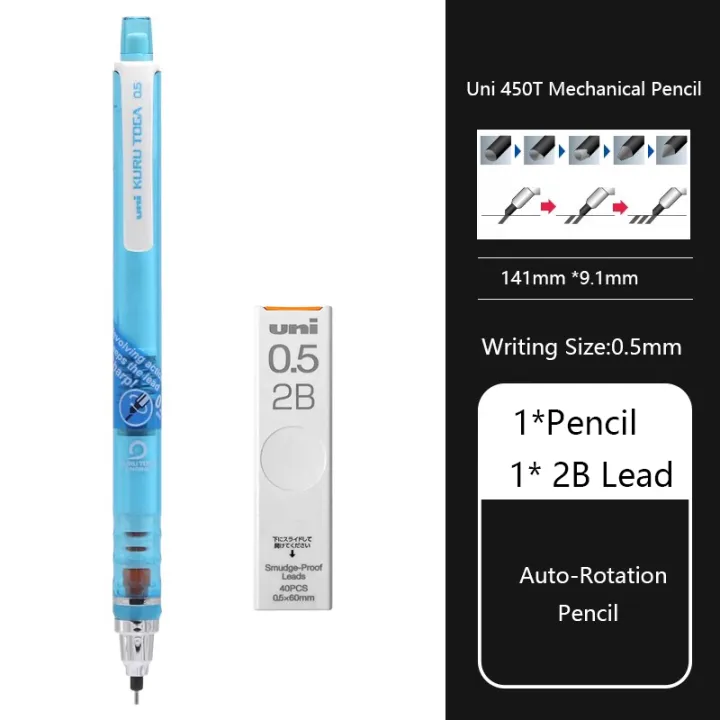 UNI%20KURU%20TOGA%20Mechanical%20Pencil%20M7-450%20%20Mechanical%20Pencils%200.5mm%20-%20Image%202
