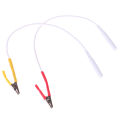 1pc 19.5cm Tens/Ems tieline Alligator Clip Cable Wire Electrode For SDZ-II Electronic Acupuncture 2mm Pin Type Cable. 