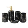 4pcs luxury modren bath St Black colour. 