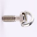 1/4" DRing Screw Stainless Steel For Camera Tripod Quick Release Plate Monopod.