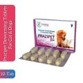 PRAZIPET Deworming Tablets For Dogs & Cats (10-Tablets Card). 