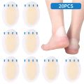 20PCS Gel Heel Protector Foot Patches Adhesive Blister Pads Hydrocolloid Heel Liner Shoes Stickers Pain Relief Plaster Foot Care. 