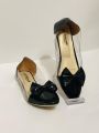 Cute Full Covered Ladies Shoes Flat Heel Girls Shoes Ladies Party Shoes Slim Heel.
