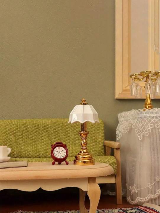 Dollhouse%20Mini%20French%20Table%20Lamp%20with%20Alarm%20Clock,%20Alloy%20Steel%201:12%20Model%20Decor,%20No%20Power%20Required%20for%20Bedroom/Living%20Room%20-%20Image%202