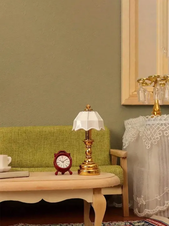 Dollhouse%20Mini%20French%20Table%20Lamp%20with%20Alarm%20Clock,%20Alloy%20Steel%201:12%20Model%20Decor,%20No%20Power%20Required%20for%20Bedroom/Living%20Room%20-%20Image%202