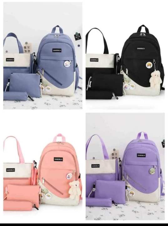 4IN 1 Backpack For Ladies