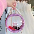 Transparent Round/square Shape Clear Acrylic Base Mould For Knit/crocheted crochet bags. 