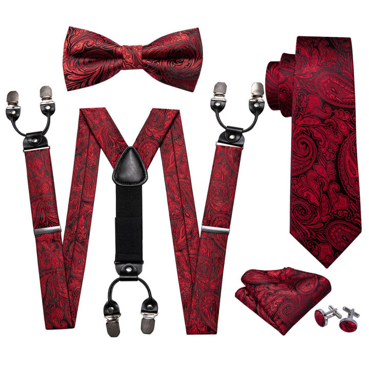 Fashion%20Men's%20Suspenders%20Adult%20Paisley%20Bowtie%20Handkerchief%20Cufflinks%20Necktie%20Sets%20Male%20Wedding%20Party%20Vintage%20Elastic%20Adjust%20-%20Image%207