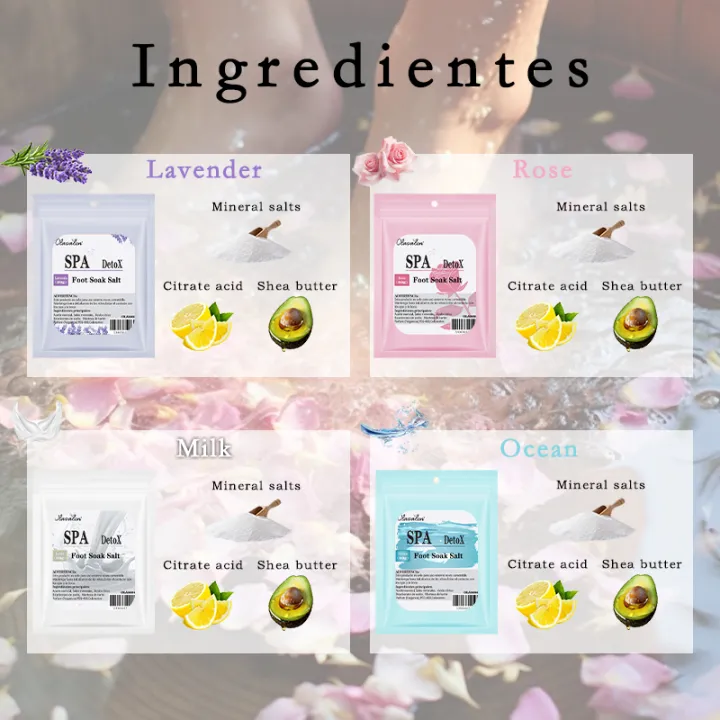 30g%20rose%20lavender%20foot%20bath%20salt%20foot%20care%20SPA%20softening%20soaking%20relaxation%20nourishing%20foot%20therapy%20exfoliation%20home%20freshfeet%20-%20Image%202