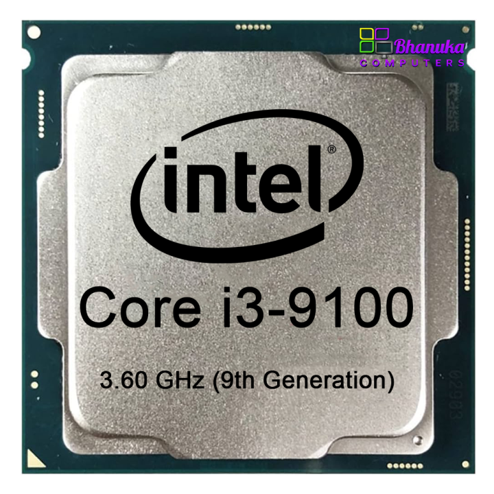 Intel Core i3 9th Gen (i3-9100) Processor – Fast, Stable & Great for Everyday Use