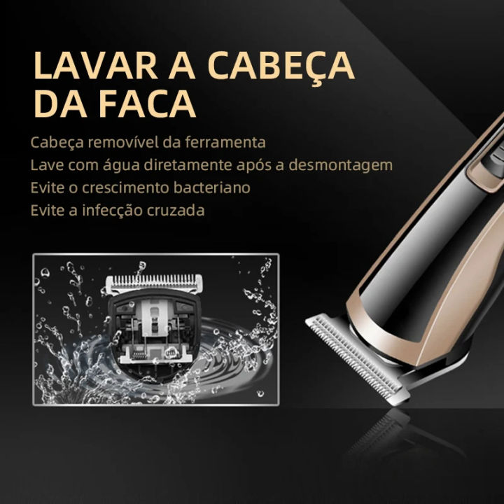Kemei%20KM-418%20Waterproof%20Hair%20Clipper%20Rechargeable%20Electric%20Barber%20Trimmer%20Professional%20Cordless%20Hair%20Cutting%20Machine%20For%20Men%20-%20Image%203