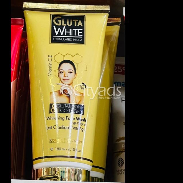 GLUTA%20white%20Whitening%20Face%20Wash%20180ml%20(Original)%20-%20Image%202