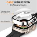 Screen Protector for Apple Watch Case Ultra 2 49mm accessories Cover Tempered glass iWatch series 9 8 SE 7 4 45mm 41mm 44mm 40mm. 