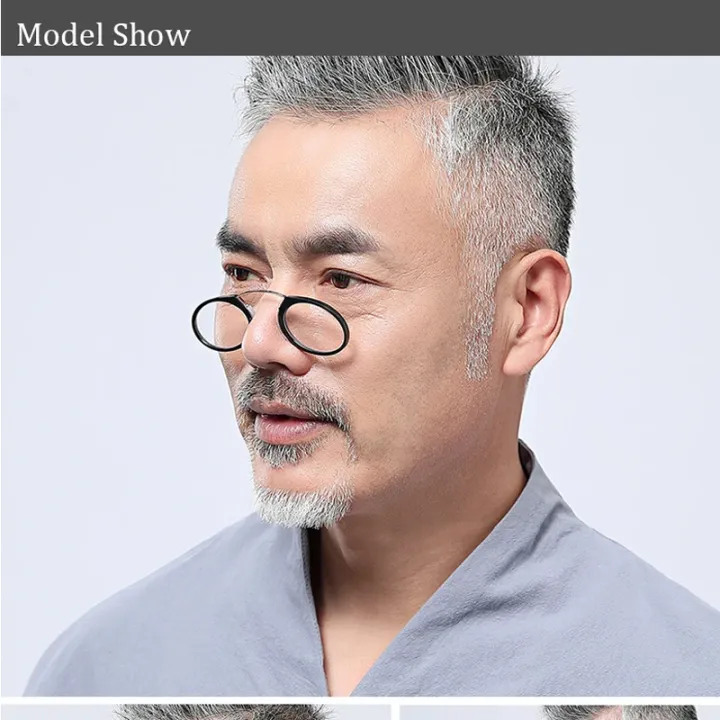 2021%20Titanium%20Mini%20Reading%20Glasses%20Clip%20Nose%20Round%20Optical%20Glasses%20With%20Box%20Wallet%20Portable%20Prescription%20Eyewear%20Degree%201%20To%203.5%20-%20Image%202