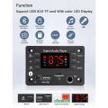 DC 5V 12V Bluetooth 5.0 MP3 WMA WAV APE Decoder Board Hands-free Car Audio Microphone USB TF FM Radio Mp3 Music Player Speaker. 