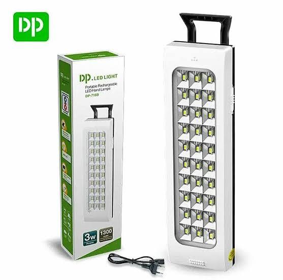 DP 716 Rechargeable Emergency Light with Automatic ON & OFF System