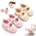 Cute White Lace Children's Shoes Princess Shoes Walking Shoes Butterfly Bow Cotton Soft And Comfortable Suitable For 0-18M. 