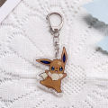 1/9PCS Anime Characters Pokémon Acrylic Keychain Accessories Cute Keyrings Friends Cartoon Bag Charms Backpack Pendant.