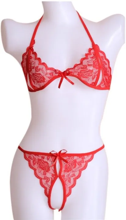 Exotic%20Hot%20Bikini%20Set%20For%20Honeymoon%20Exclusive%20And%20Premium%20Transparent%20Sexyy%20attractive%20Red%20colour%20Nighty%20-%20Image%204
