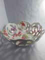 Flower fruit basket-assorted brand Italiano melamine. 