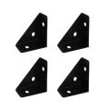heavy-duty steel angle brackets: 90 ° right angle support, durable furniture reinforcement bracket. 