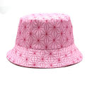 Anime Demon Slayer Fisherman Cap Cosplay Kamado Tanjirou Nezuko No Yaiba Printing Bucket Hat Sunhat Costume Outdoor.