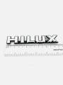 HILUX CHROME-BLACK LOGO EMBLEM BADGE FOR TOYOA HILUX LN85-106 MIGHTY-X PICKUP. 