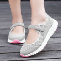 Summer Women Casual Shoes Soft Portable Sneakers Walking Shoes Flat Soles for Women Breathable Slip on White Shoes. 