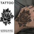 Rose, cool temporary tattoo stickers, durable waterproof, semi permanent herbal tattoo stickers. 
