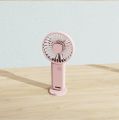 Minimalist Handheld Fan Lightweight 3 Wind Speeds Mini Fan Rechargeable Long-lasting Stand Fan for Daily Use. 